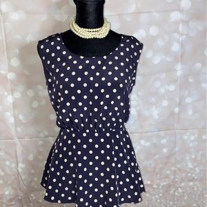 Small polka dot blouse